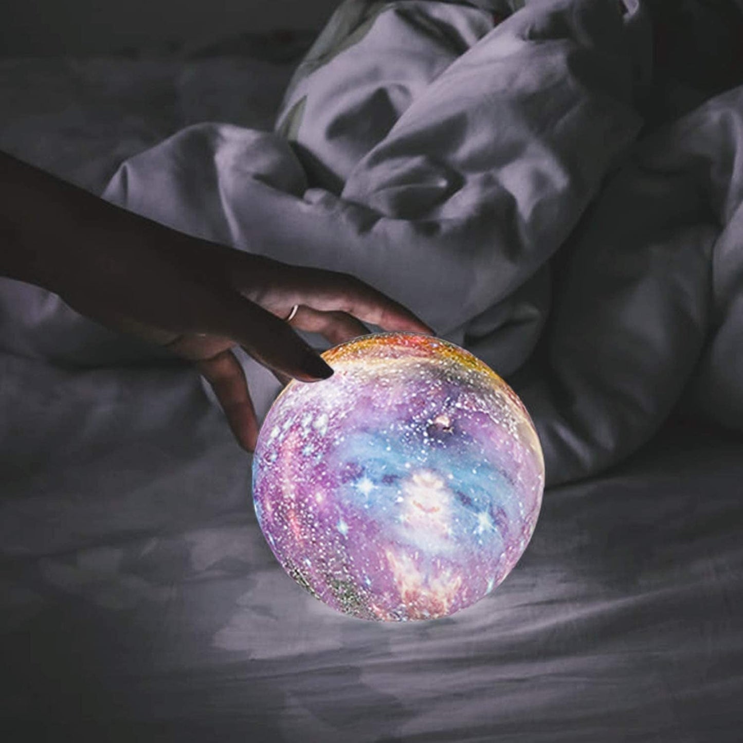 Charly | Star Pattern Night Light | Touch Control, Rechargeable