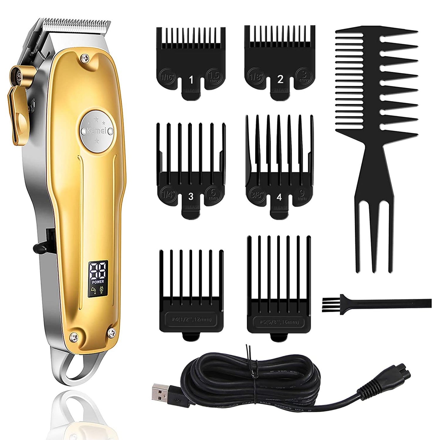 Charly | SteelEdge X3 3-in-1 Trimmer & Shaver | Precision & Wireless | Black