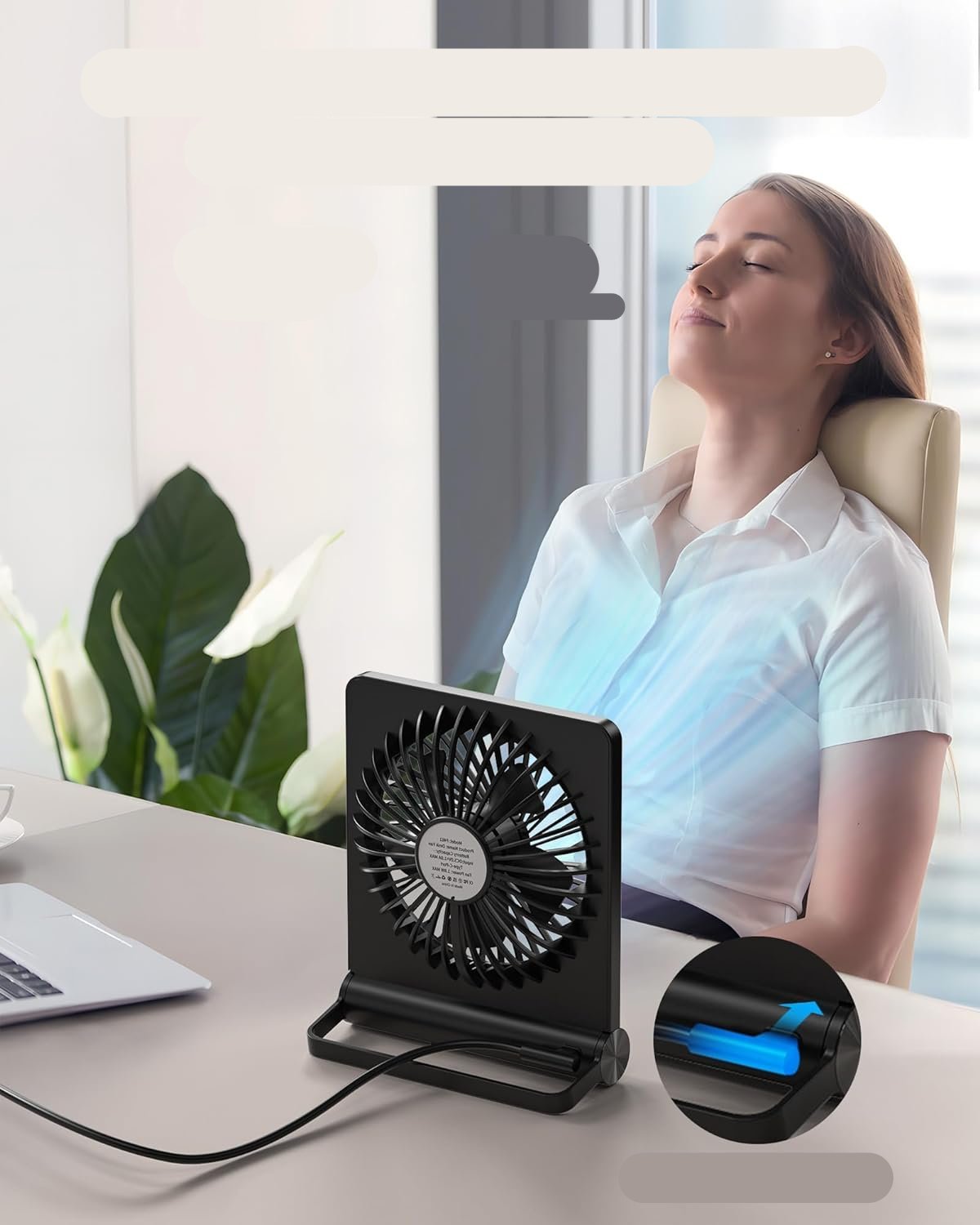 Charly | Strong Wind Ultralight Small Table Fan