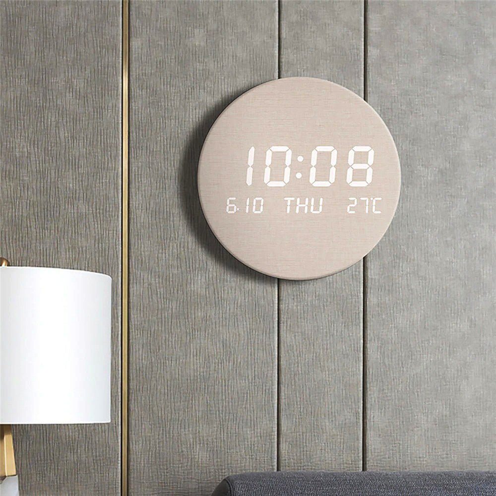 Charly | Svenna Digital Wall Clock | Scandinavian Minimalist Design