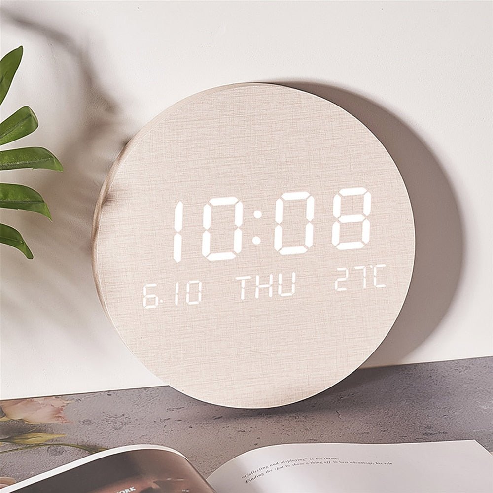 Charly | Svenna Digital Wall Clock | Scandinavian Minimalist Design