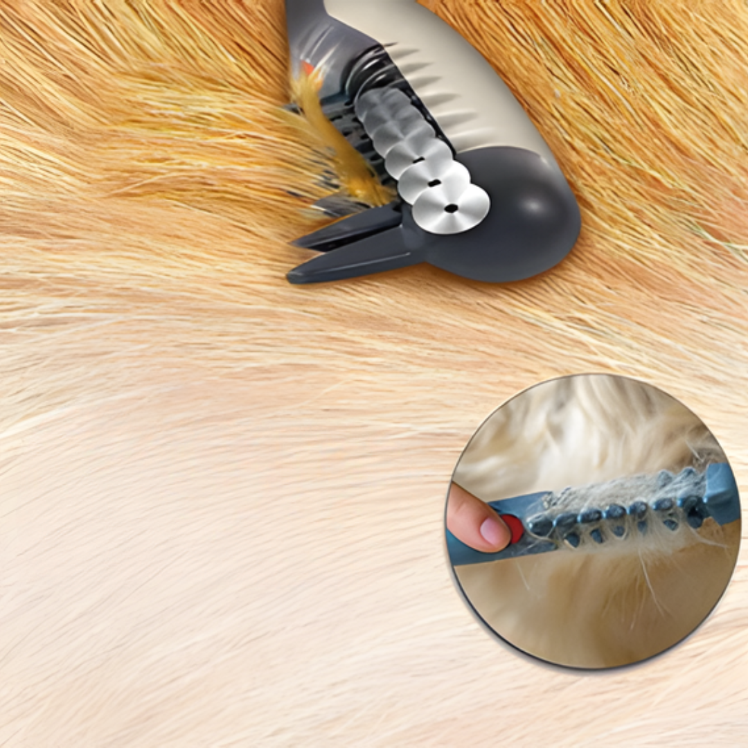 Charly | Tangle-Free Pet Grooming Brush – Gentle & Effective Detangler for Cats & Dogs