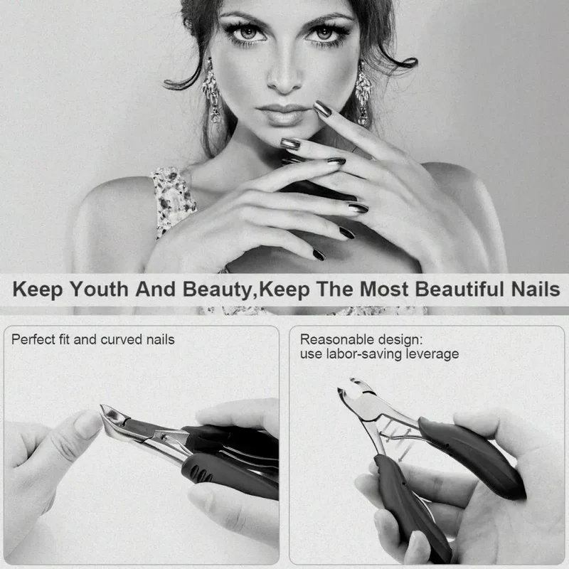 Charly | Toenail Clipper for Seniors, Sharp, Ergonomic & Ideal for Thick Nails
