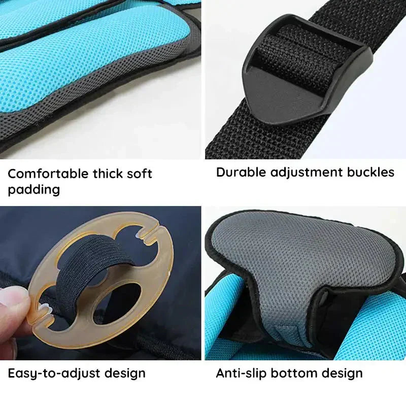Charly | Travel Car Seat Portable Toddler Booster Safety Compact Harness Foldable