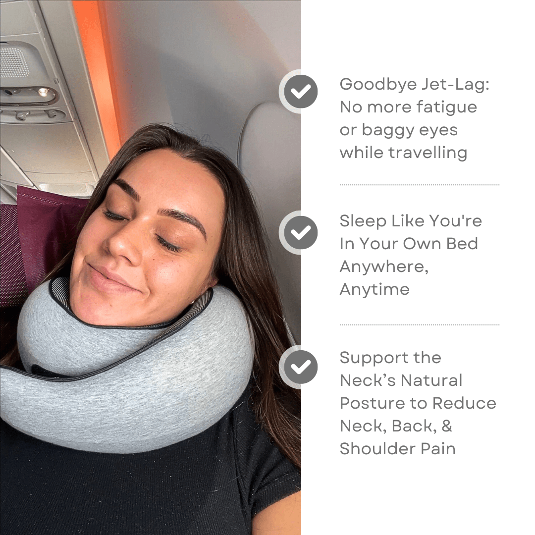 Charly | TRAVELNEST – Ergonomic Travel Pillow for Neck Support