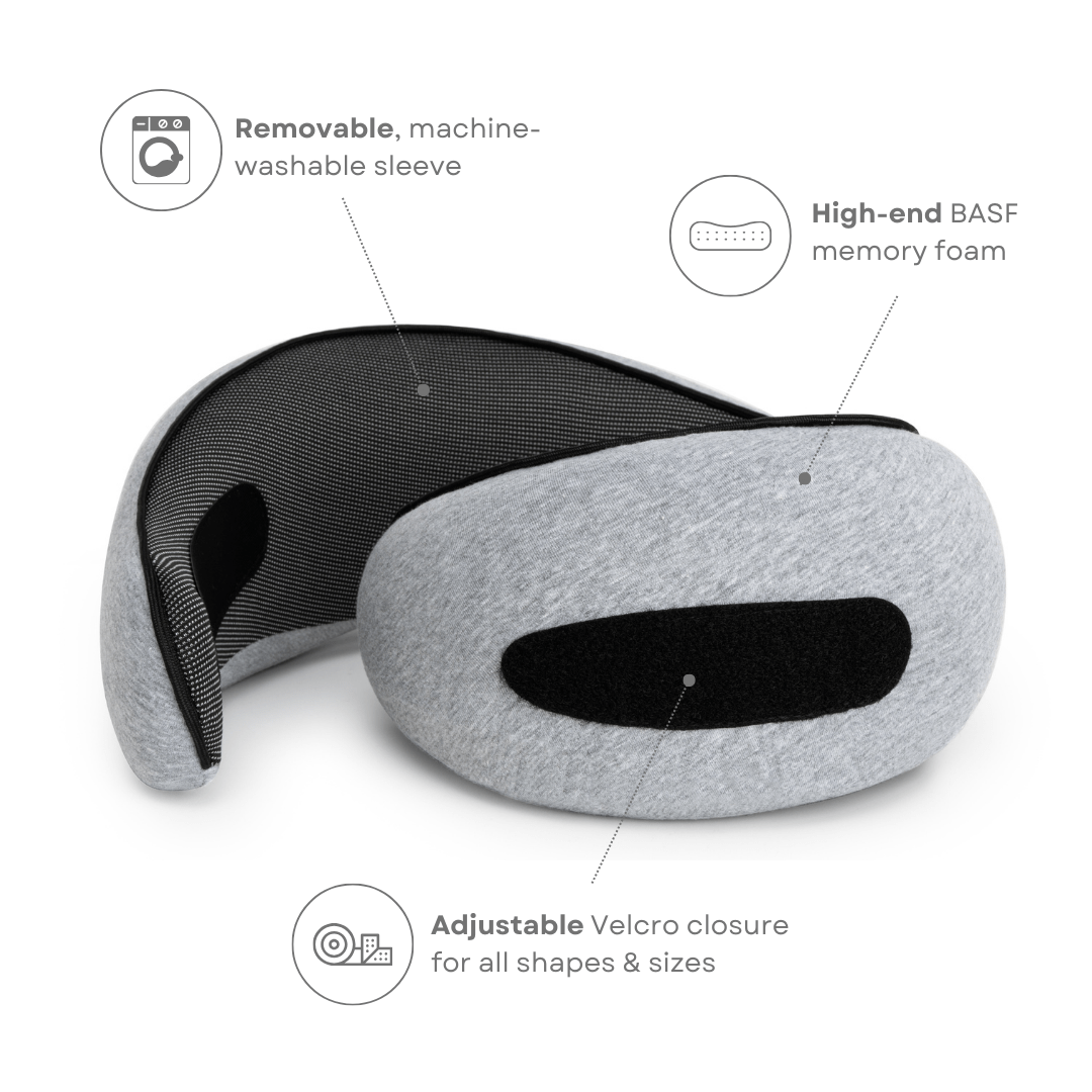 Charly | TRAVELNEST – Ergonomic Travel Pillow for Neck Support