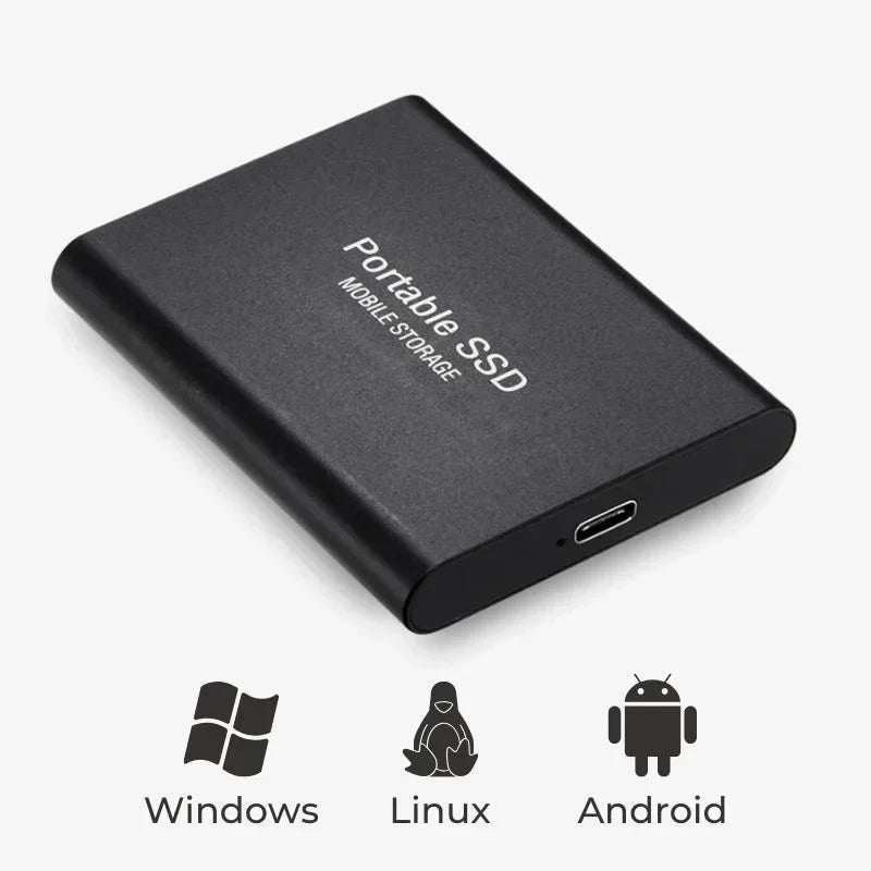 Charly | Ultra Fast External SSD – Portable Storage USB 3.1 (Up to 128GB)