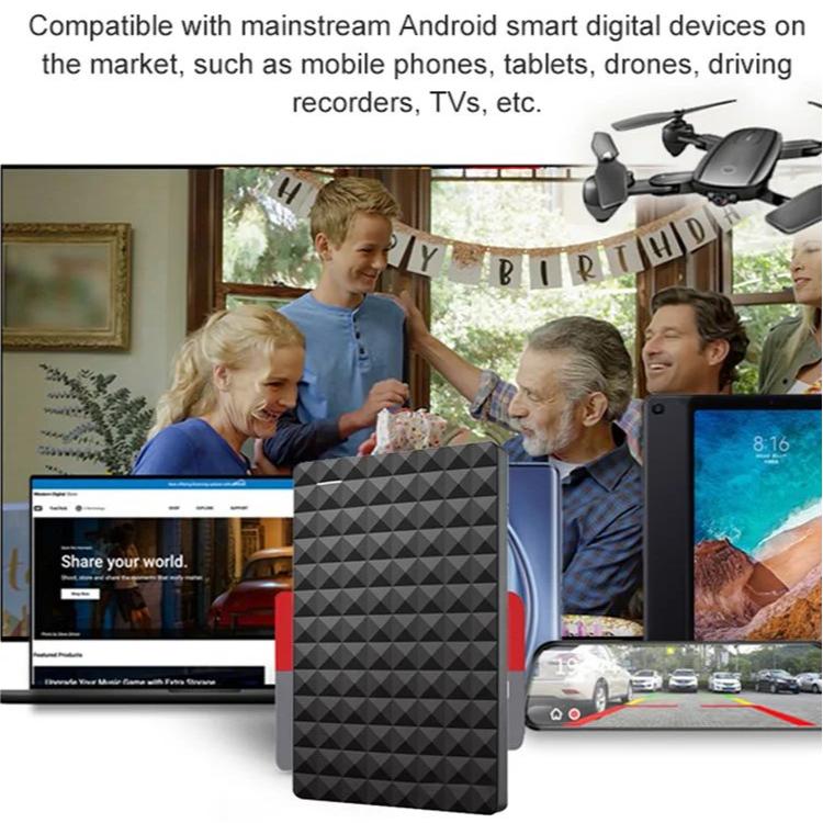 Charly | Ultra-thin Portable External Hard Drive with Texture