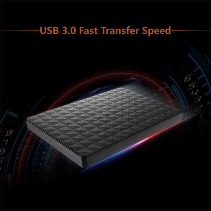 Charly | Ultra-thin Portable External Hard Drive with Texture