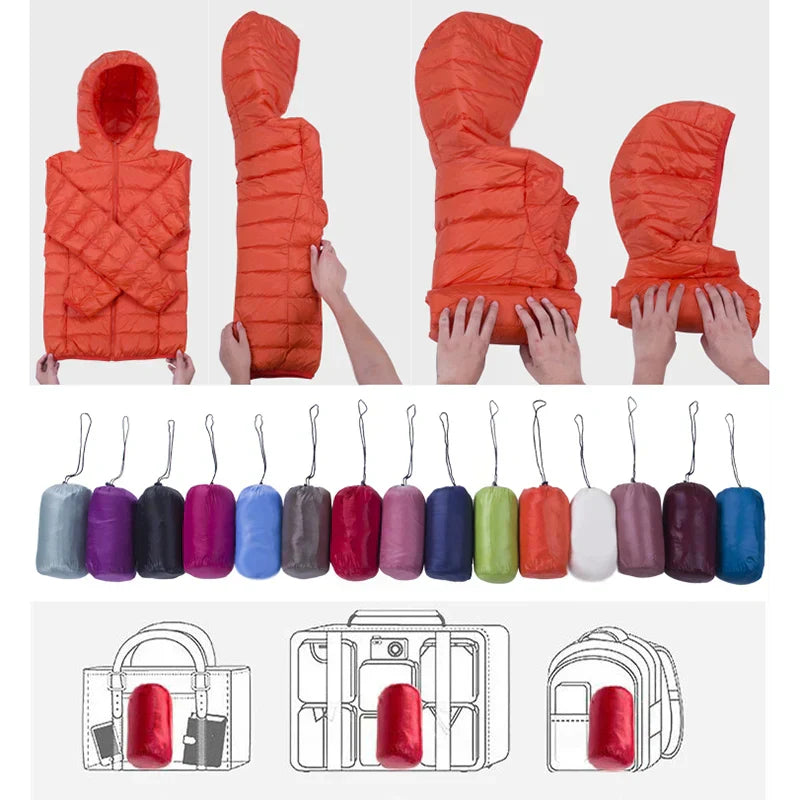 Charly | Ultralight Women's Down Jacket with Hood