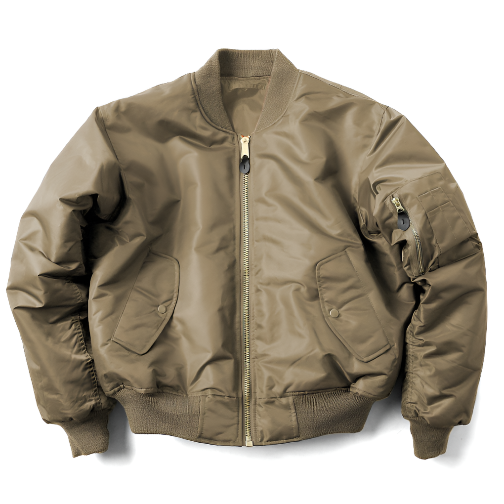 Charly | Unisex Bomber Jacket with Ribbed Finish
