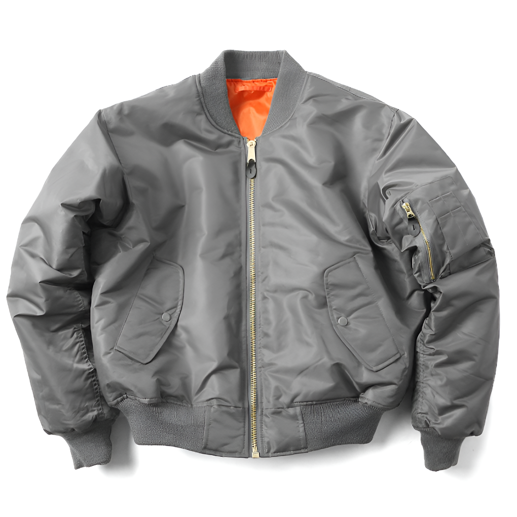 Charly | Unisex Bomber Jacket with Ribbed Finish