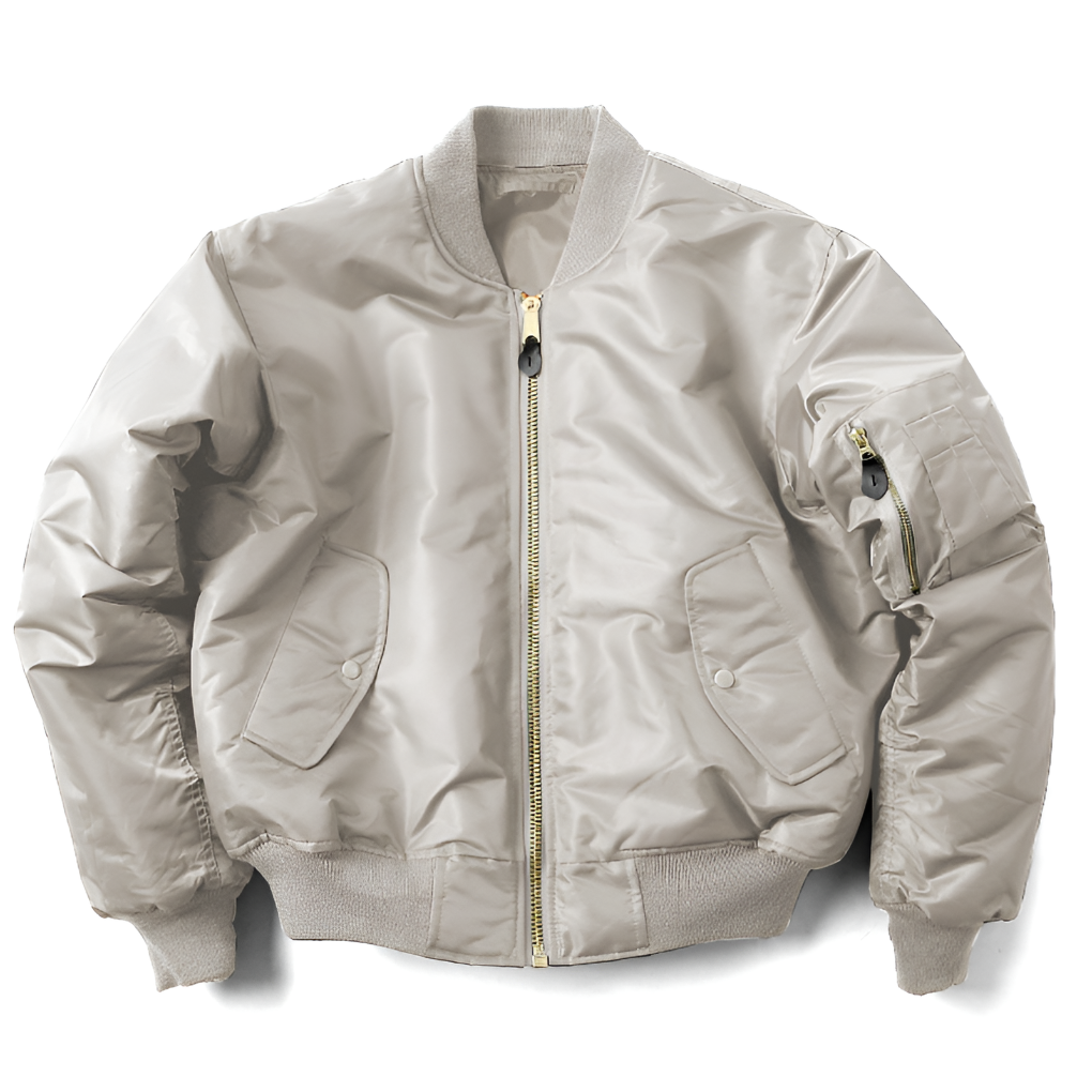 Charly | Unisex Classic Bomber Jacket with Rib-Knit Trim