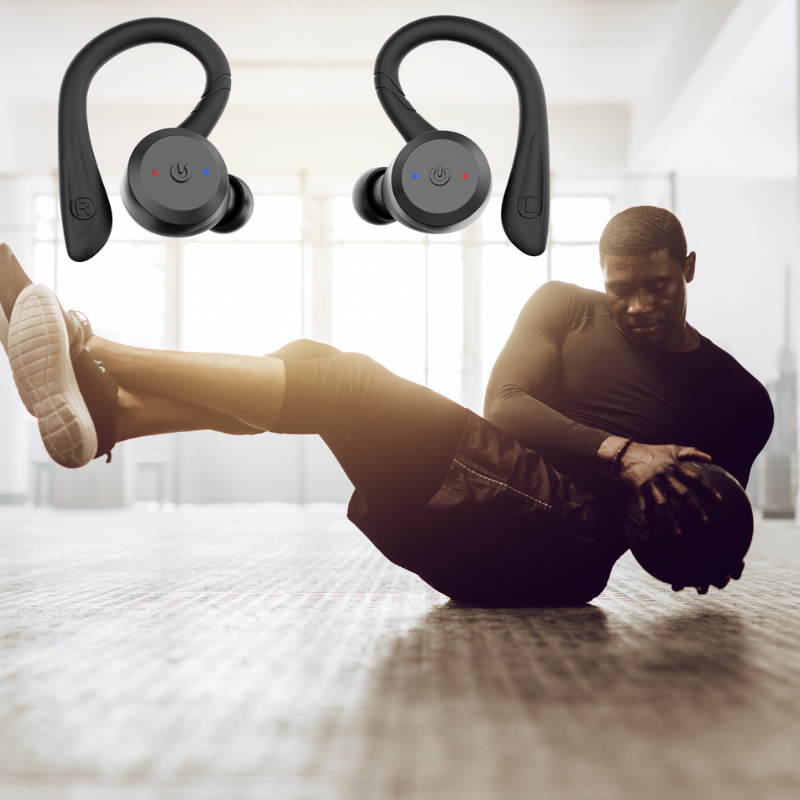 Charly | Vega Waterproof Wireless Sports Earbuds – 20 Hours Playtime | Bluetooth 5.0, IPX7 for Swimming & Fitness