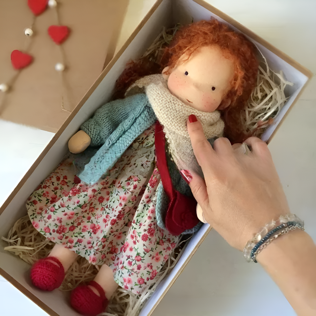 Charly | Waldorf Cloth Doll with Dress