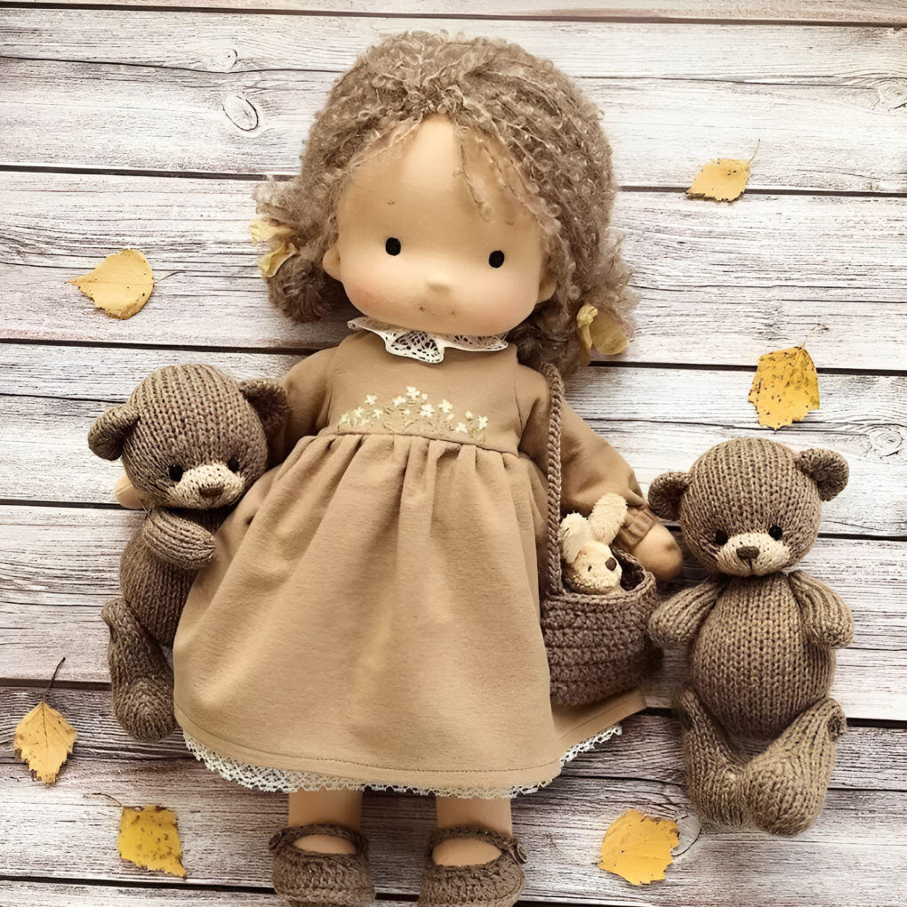 Charly | Waldorf Cloth Doll with Dress