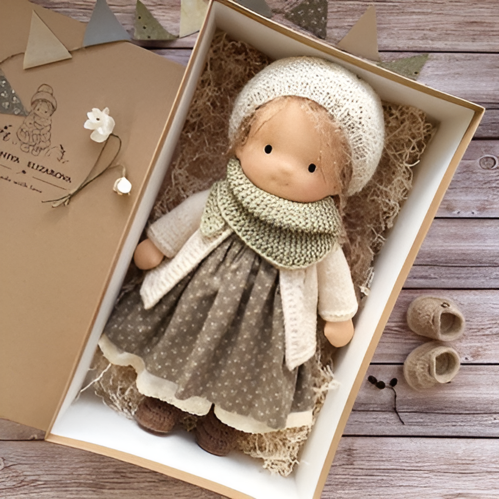 Charly | Waldorf Cloth Doll with Dress