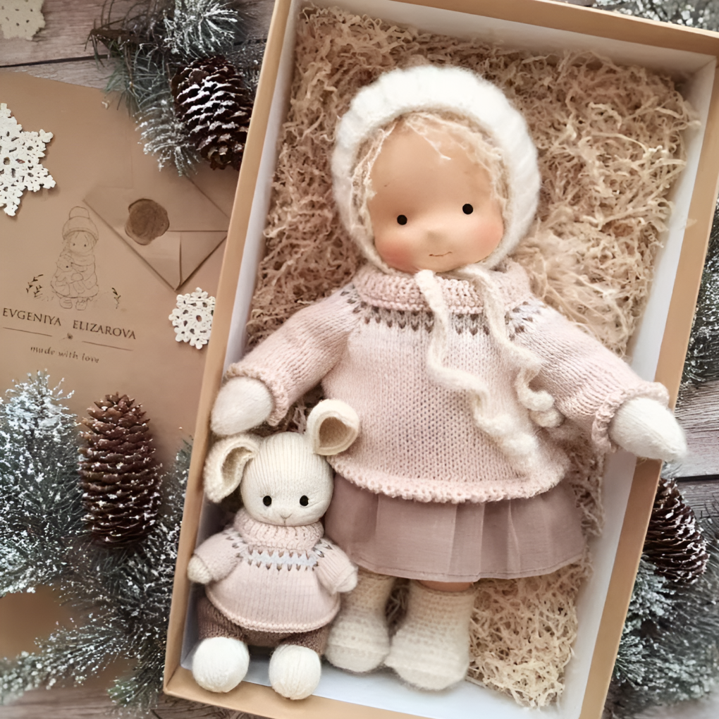 Charly | Waldorf Cloth Doll with Dress