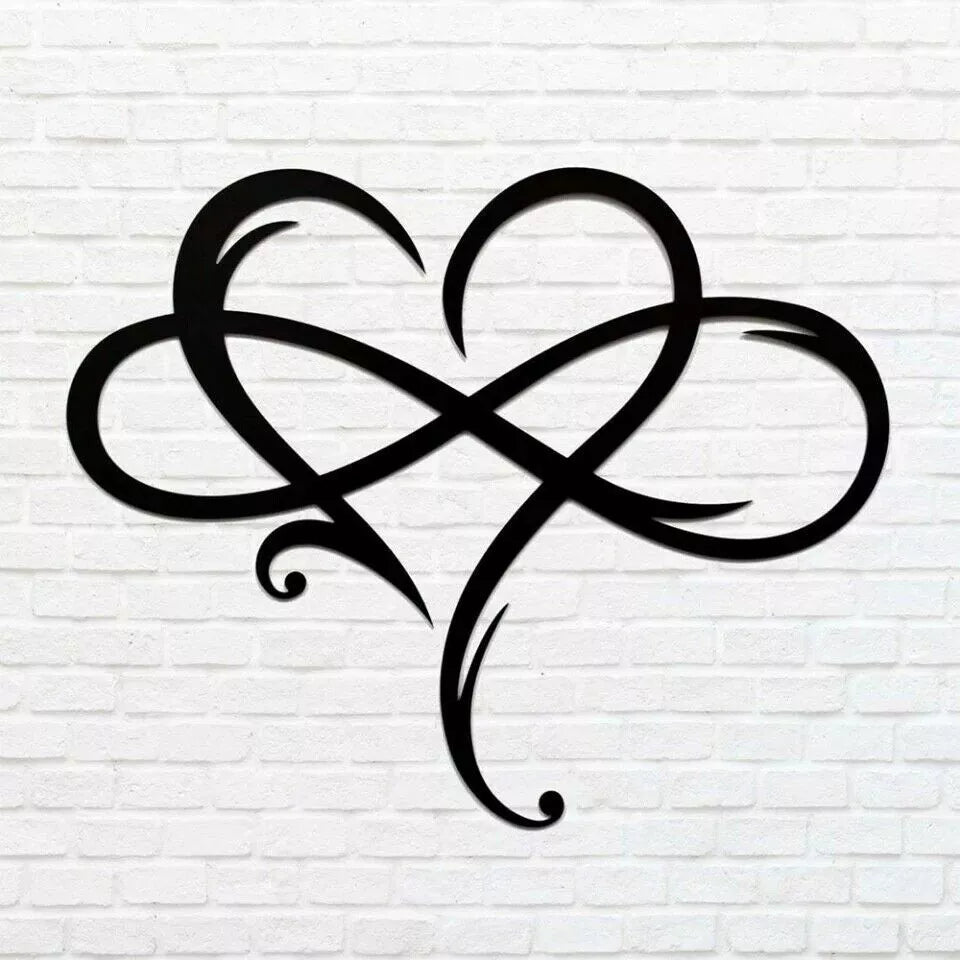 Charly | Wall Decoration Heart with Infinity Symbol