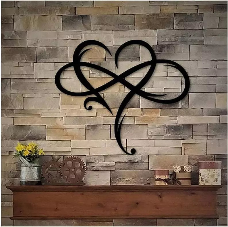 Charly | Wall Decoration Heart with Infinity Symbol