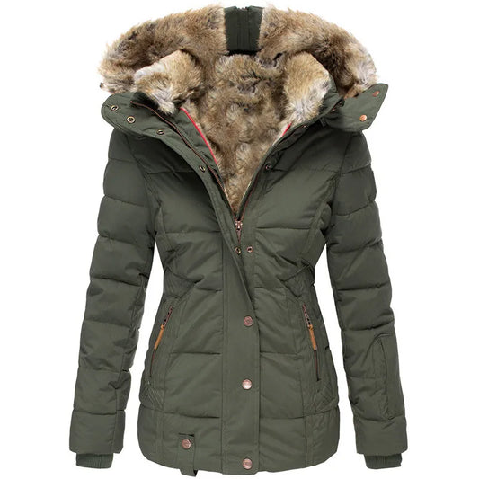 Charly | Warm Winter Jacket with Fur Lining for Women