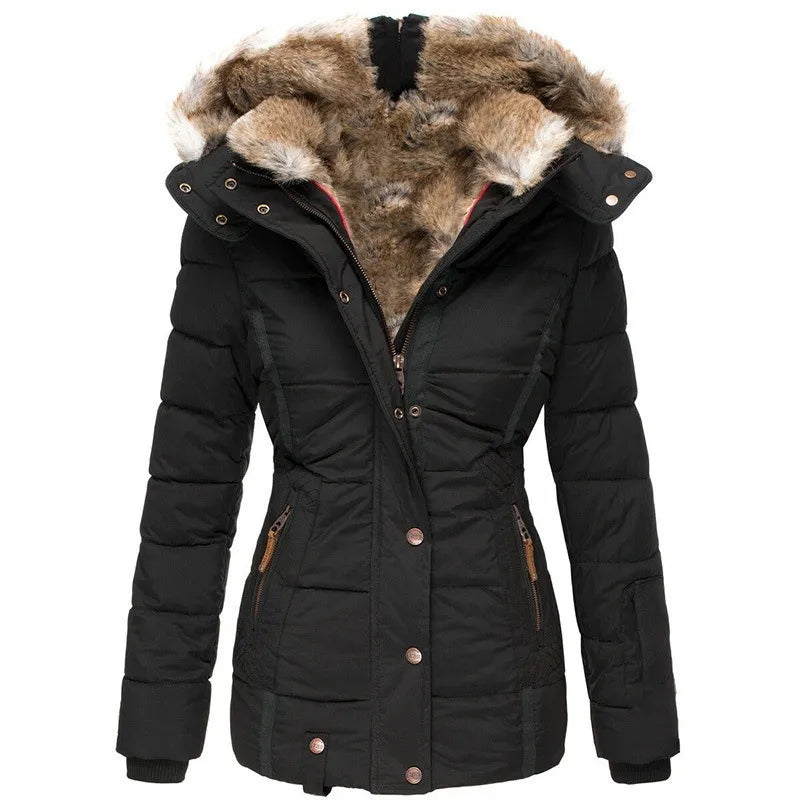 Charly | Warm Winter Jacket with Fur Lining for Women