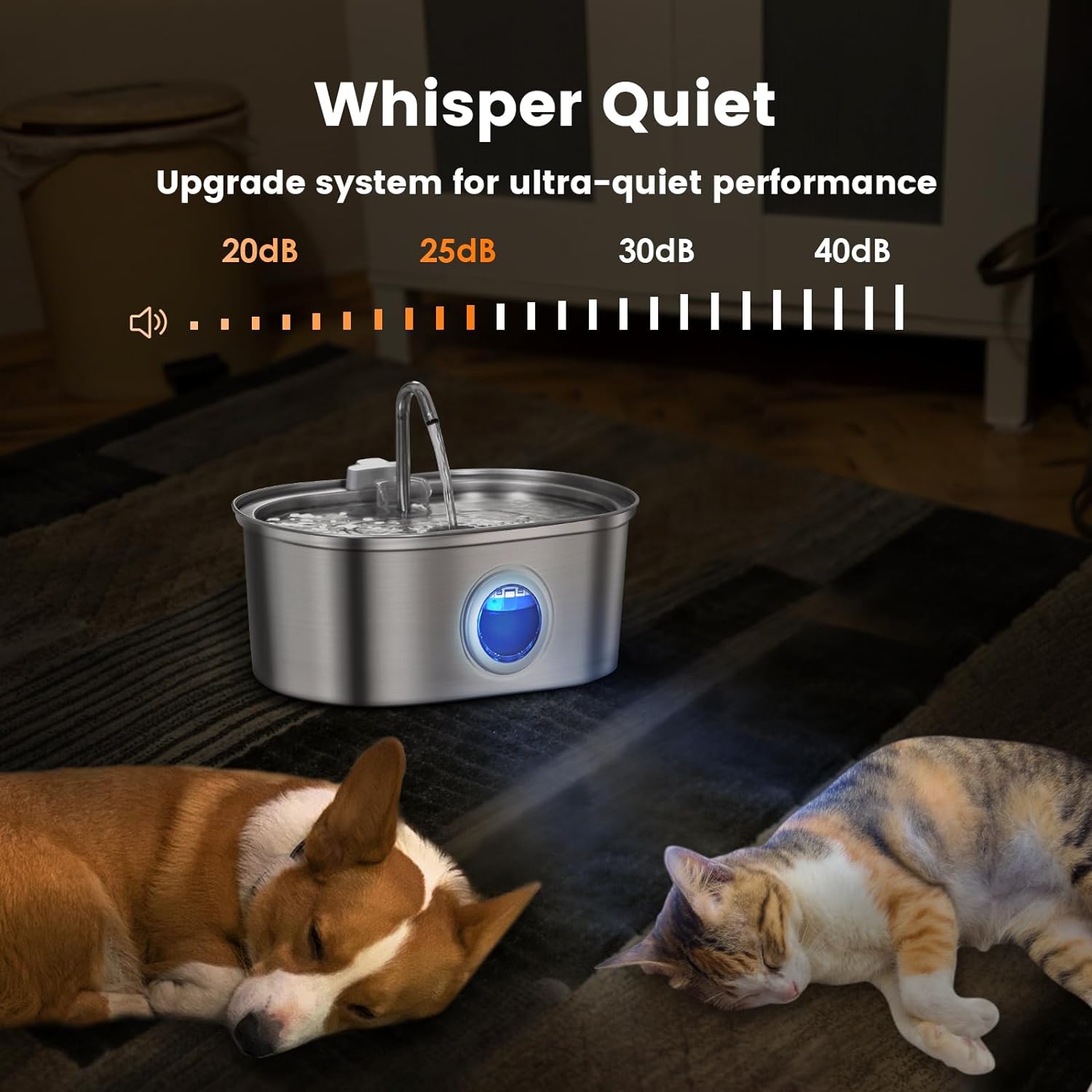 Charly | Water Fountain Stainless Steel 3.2L