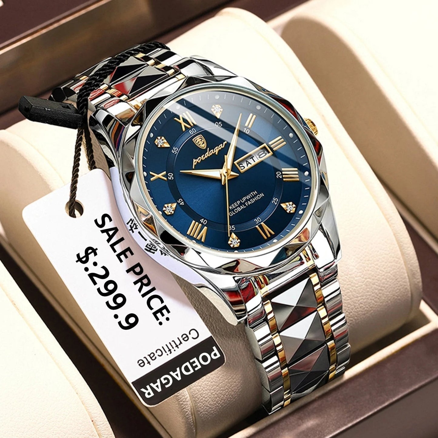 Charly | Waterproof Luxury Men's Watch From the Top Brand with Luminous Function