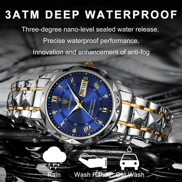 Charly | Waterproof Luxury Men's Wristwatch by the Top Brand with Luminous Function