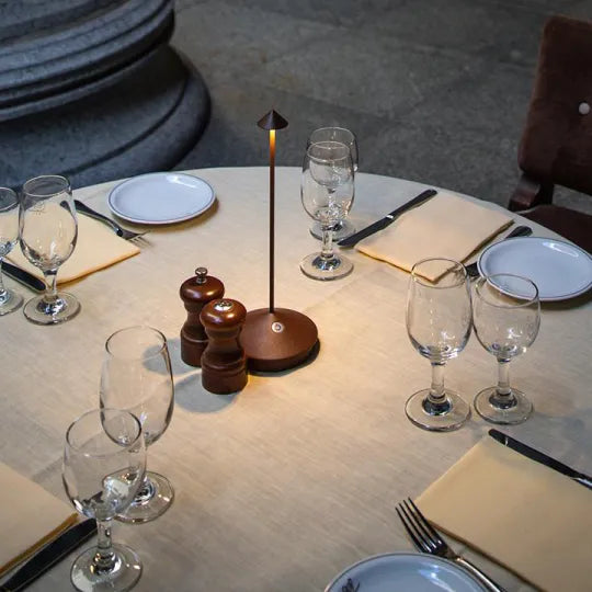 Charly | Wireless LED Table Lamp - Rechargeable, Dimmable Ambient Lighting