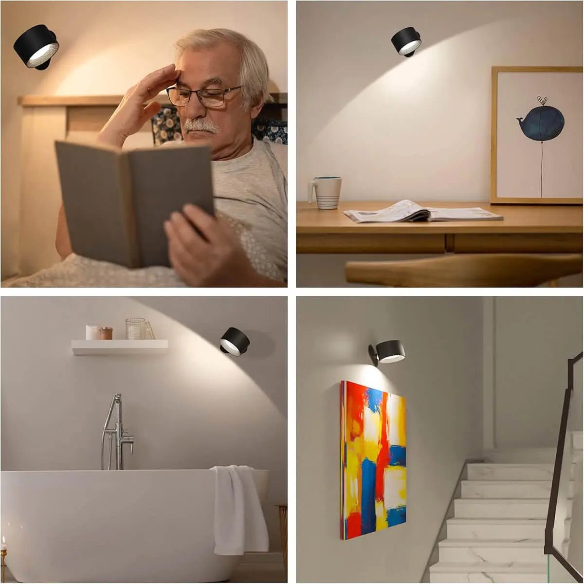 Charly | Wireless Nordic Wall Lamp with Remote Control