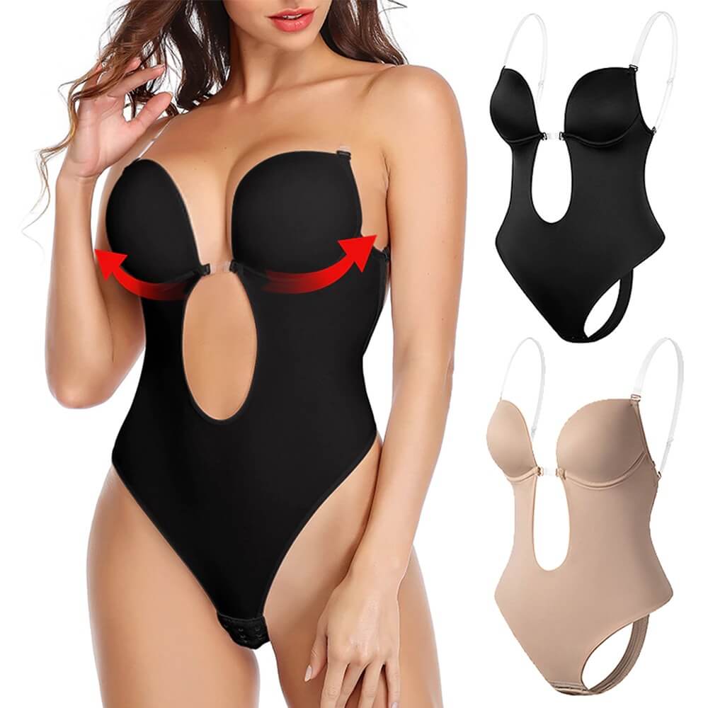 Charly | Women's Backless Deep V Bodysuit