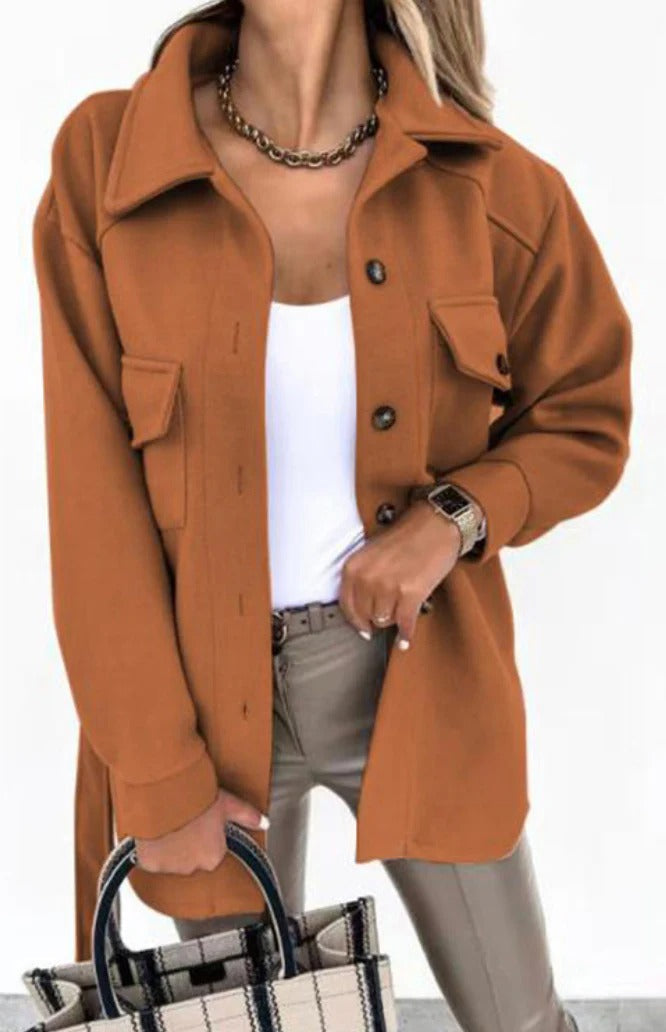 Charly | Women's Belted Overshirt Jacket