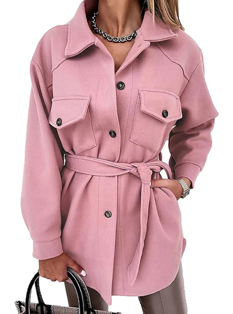 Charly | Women's Belted Overshirt Jacket
