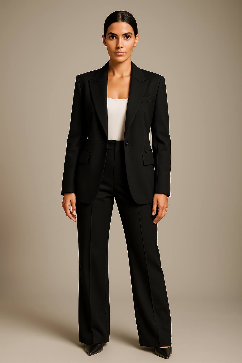 Charly | Women's Blazer & Wide Leg Pant Suit