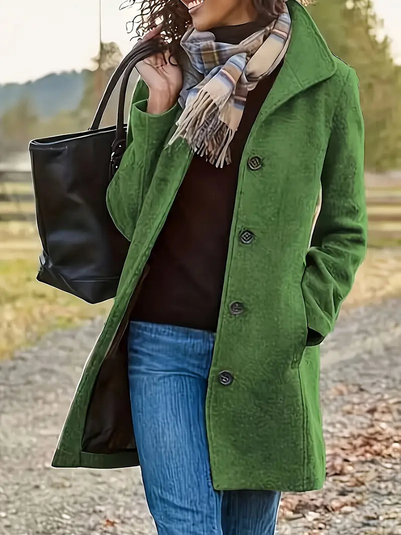 Charly | Women's Button-Front Lapel Coat