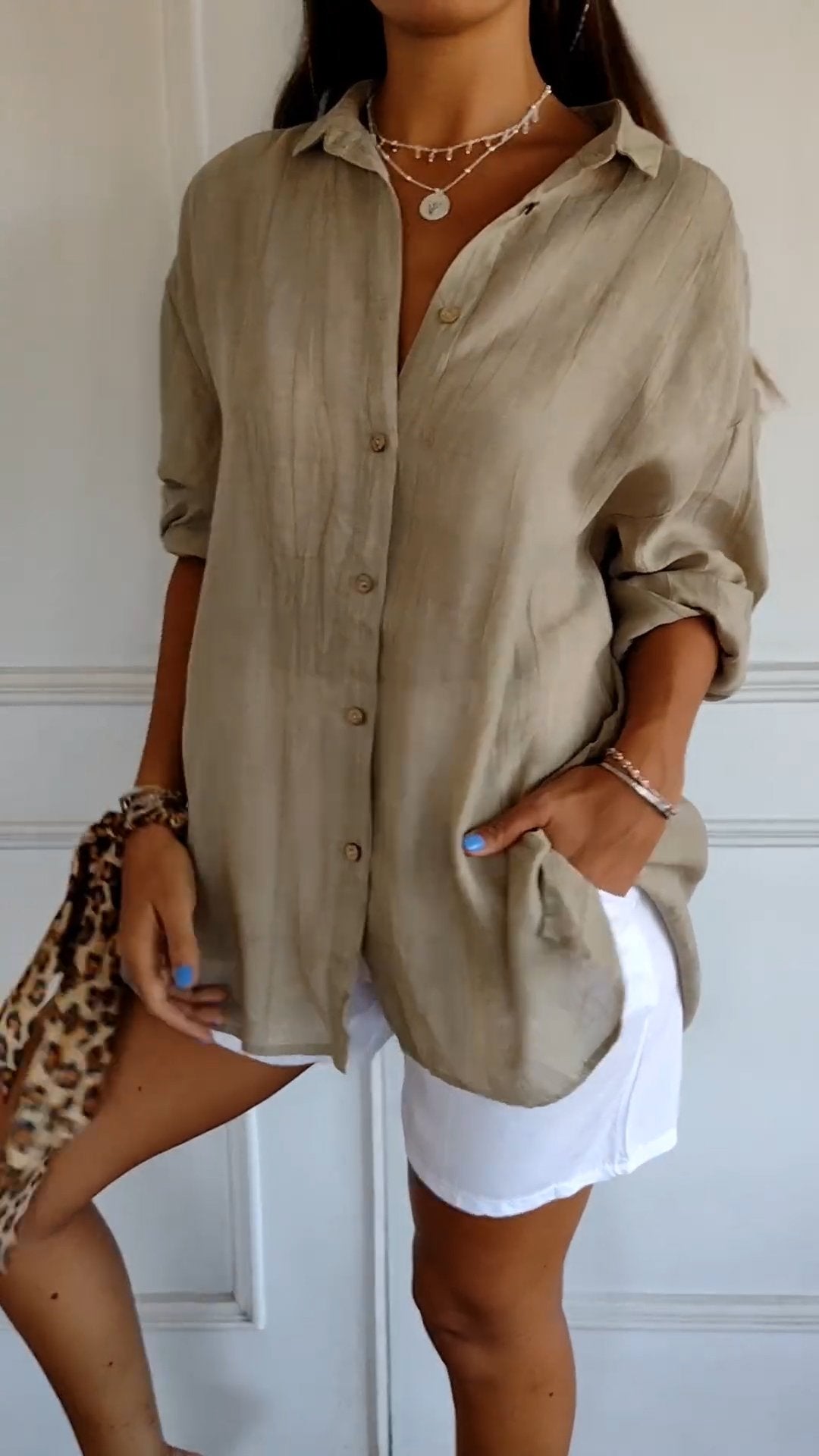 Charly | Women's Button-Up Relaxed Fit Shirt