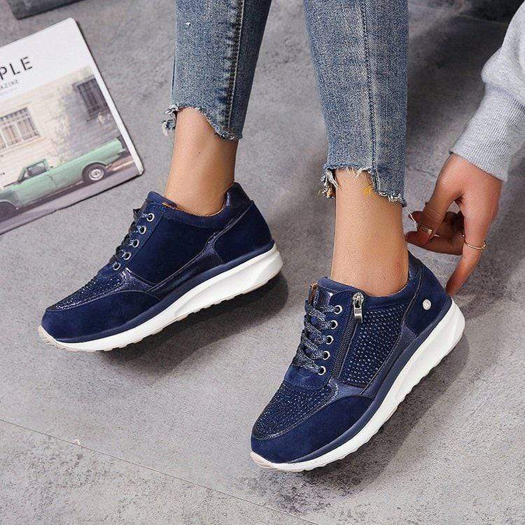 Charly | Women's Casual Bunion Relief Sneakers with Side Zip