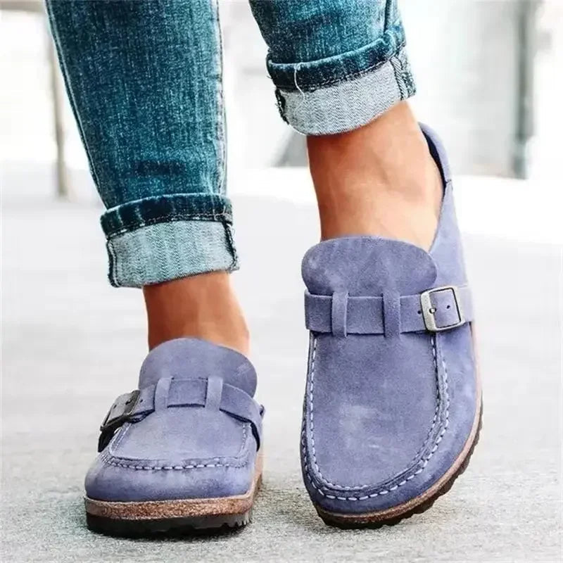 Charly | Women's Clogs with Buckle Detail