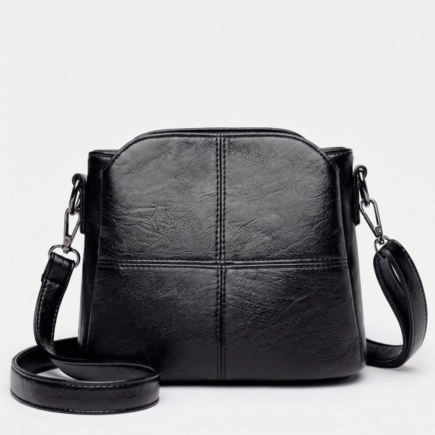 Charly | Women's Crossbody Shoulder Bag with Stitched Panel Design