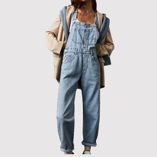 Charly | Women's Denim Overalls with Relaxed Fit