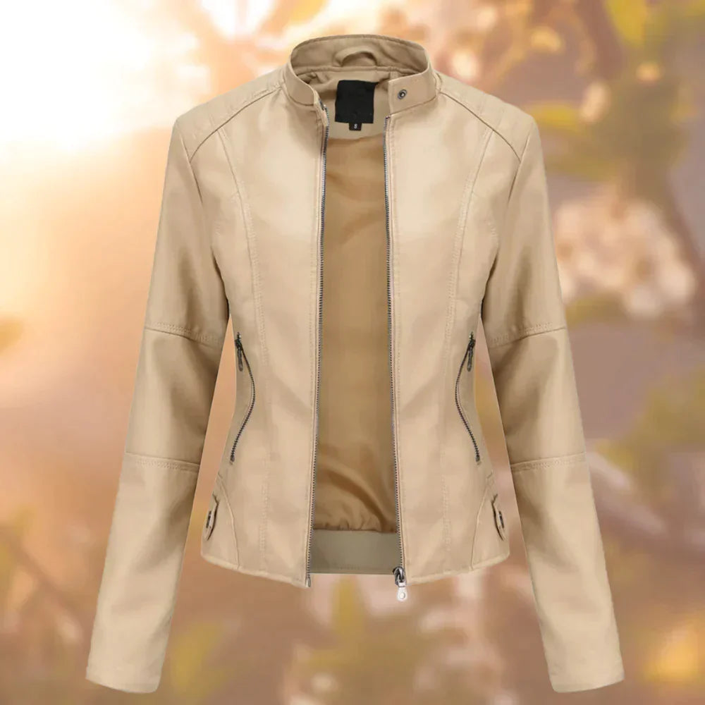 Charly | Women's Faux Leather Biker Jacket