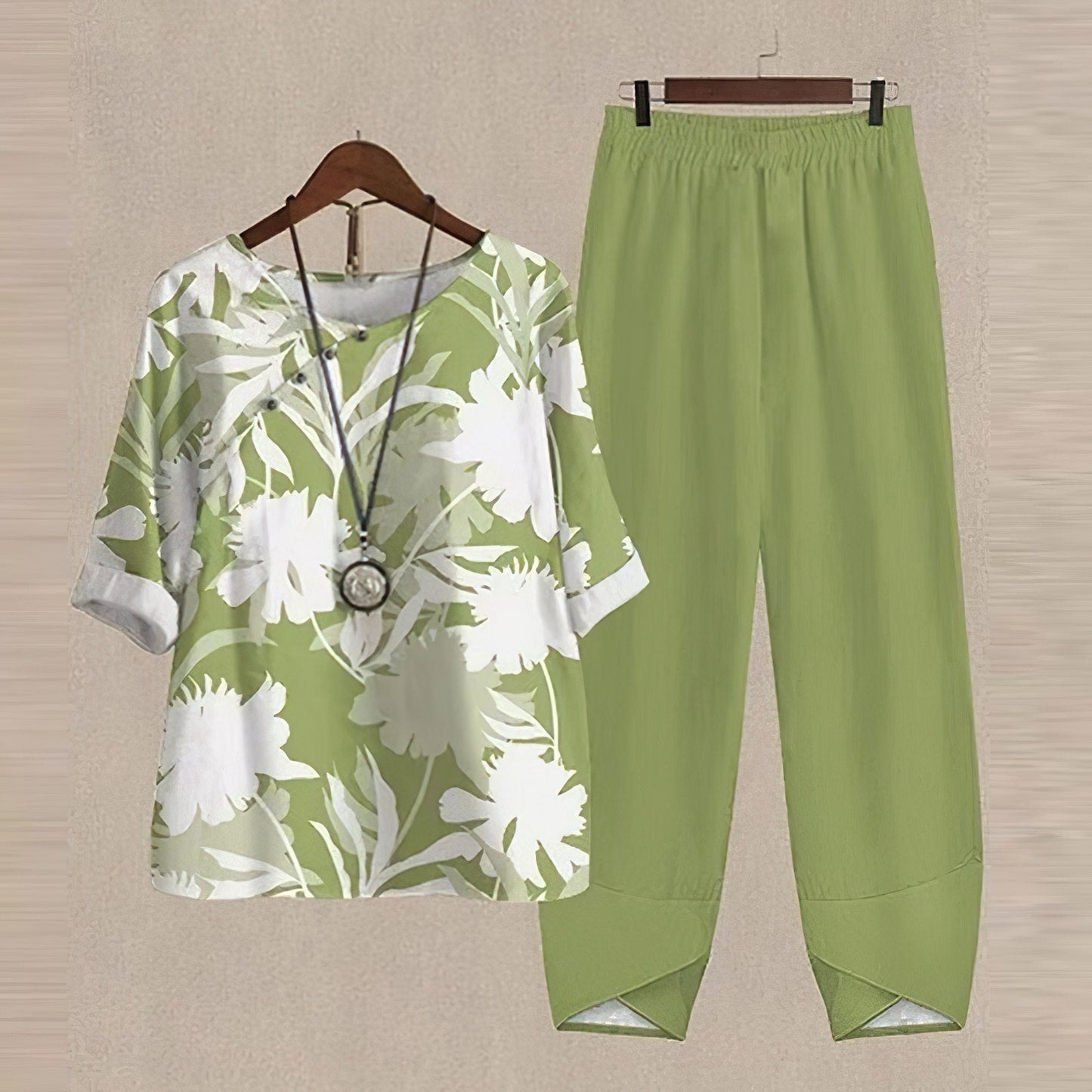 Charly | Women's Floral Print Two-Piece Set