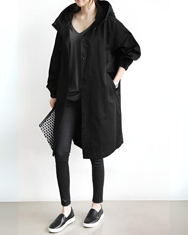 Charly | Women's Hooded Trench Coat