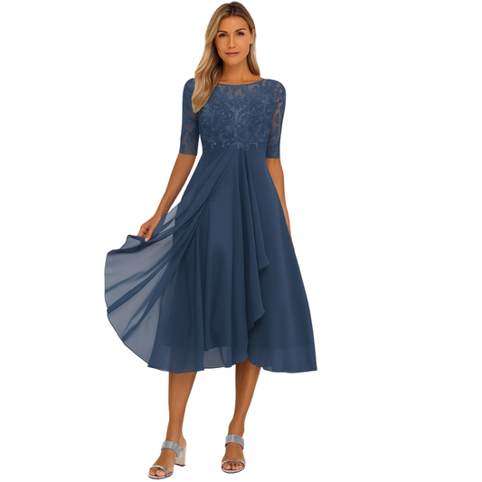 Charly | Women's Lace Midi Dress