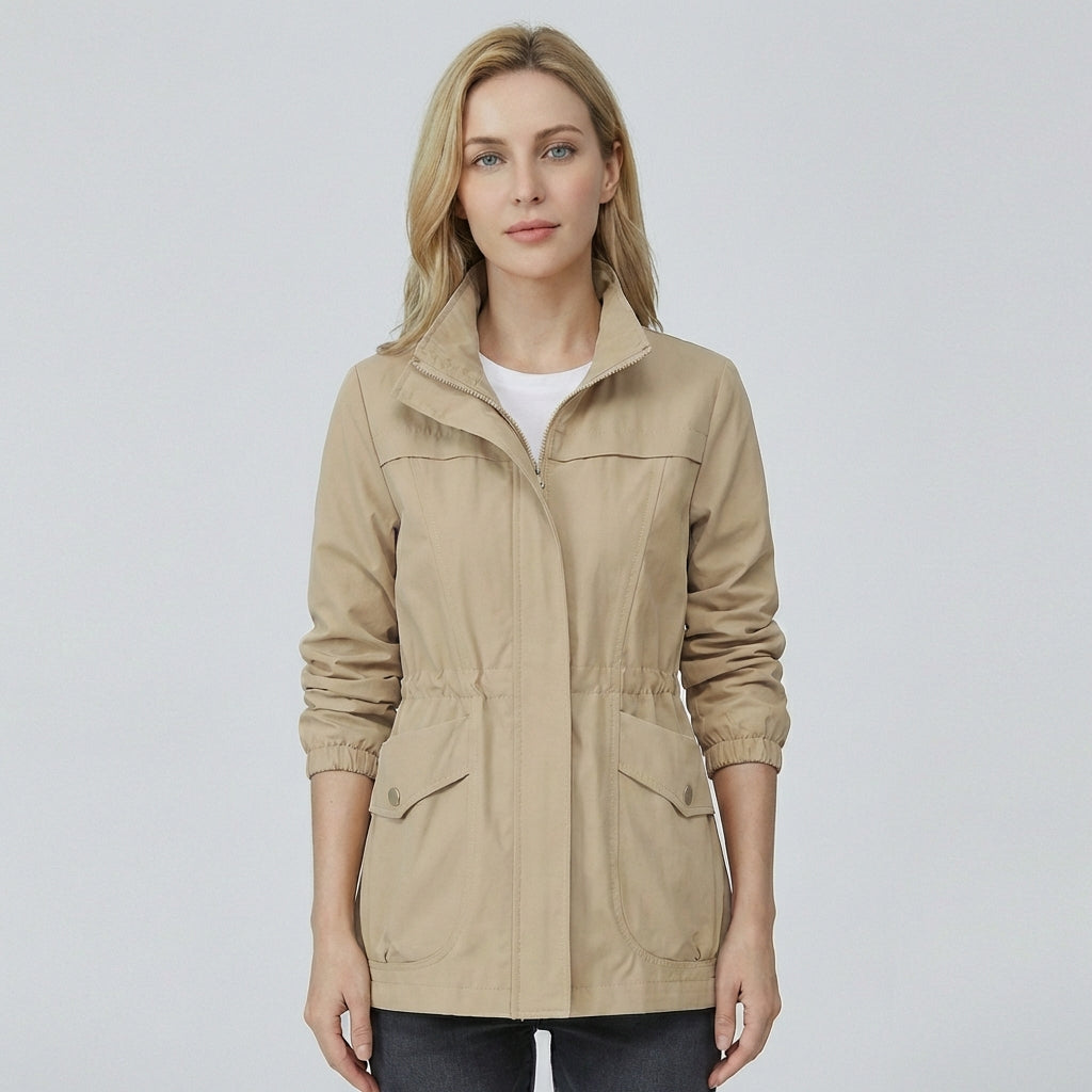 Charly | Women's Lightweight Anorak Jacket with Adjustable Waist