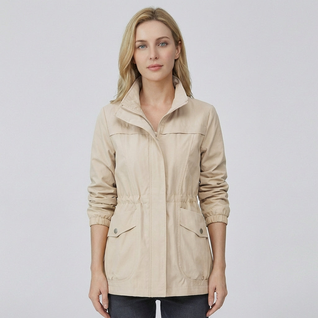 Charly | Women's Lightweight Anorak Jacket with Adjustable Waist