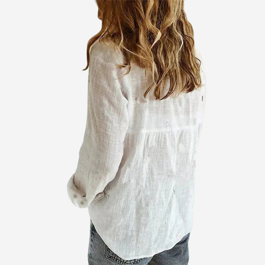 Charly | Women's Long Sleeve Button-Up Blouse
