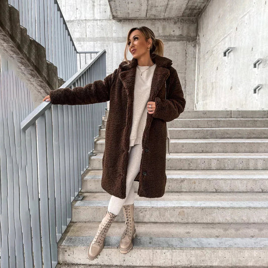Charly | Women's Long Teddy Coat