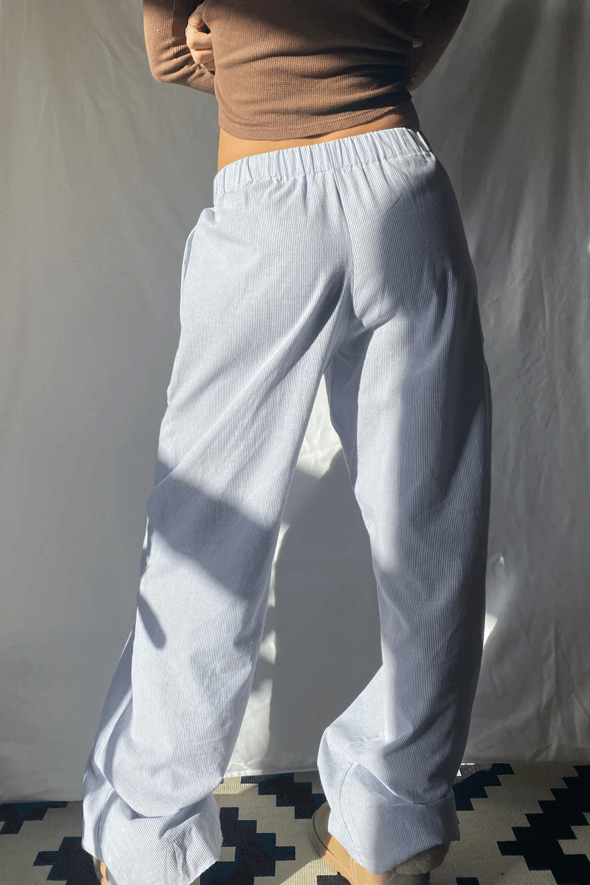 Charly | Women's Lounge Pants with Pinstripe Design